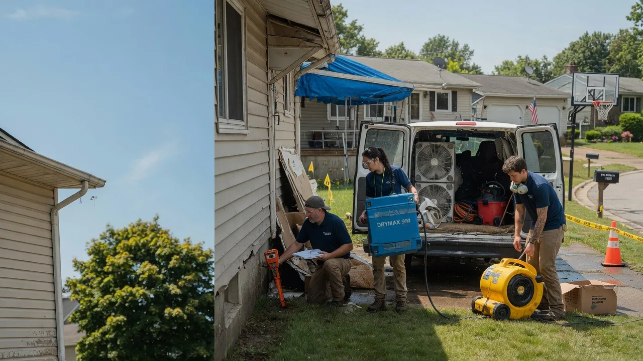 Ceiling Leak Cleanup in Millville, MN near me